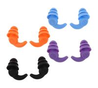 Homoyoyo Tapones de Silicona Impermeables para Nadar 60 Silicona Reutilizables 4 Pares Estuche Anti-pérdida para Adultos Protección Auditiva Natación Surf Ducha y Sueño