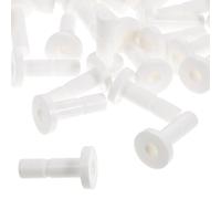 Homoyoyo Tapones para Válvulas de Conexión Rápida de 1/4 Pulgada para Purificador de Agua Accesorios de Plástico Blanco 50 Unidades Sellado Hermético Antirretorno para Suministro y