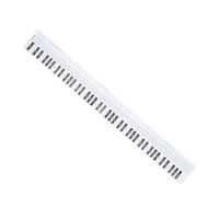 Homoyoyo Tarjeta Práctica para Teclado Portátil de Piano 88 Teclas white, Guía de Simulación de Dedos y Tabla Comparativa Didáctica para Principiantes, Instrumento Musical Esencial