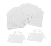 Homoyoyo Tarjetas De Asientos Para Fiesta Navideña Elegantes Etiquetas De Nombre Para Mesa De Juego De 50 Piezas Con Diseño De De Ideal Para Celebraciones Festivas