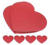 Homoyoyo Tarjetas de Papel Resistentes al Desvanecimiento 40 Forma de Rojo para Manualidades y Regalos para Crear Tarjetas de San Valentín