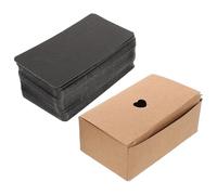 Homoyoyo Tarjetas Negras en Blanco 9X54 CM 200 Unidades de Cartulina Resistente para Manualidades Etiquetas y Mensajes Papelería Escolar para Organización y Proyectos Creativos