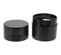 Homoyoyo Tarro de Almacenamiento de Pegamento para Pestañas Recipiente Hermético Negro Tipo Prensa Frasco Compacto para Conservar Pegamento Seco Adecuado para Técnicos y Salones de