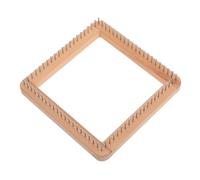 Homoyoyo Telar de Madera Cuadrado para Tejer Manualmente Herramienta DIY para Bufandas Sombreros y Chales Máquina de Tejer Artesanal Resistente y Versátil para Principiantes y Expertos