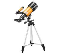 Homoyoyo Telescopio Astronómico Monocular de 70 Mm con Trípode Portátil Ajustable, Aleación de Aluminio para Observación Espacial y Lunar Nocturna Clara