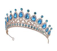 Homoyoyo Tiara De Cristal Brillante Para Mujer - Diadema Nupcial Elegante Con Diamantes De Imitación - Joyería De Princesa Para Bodas Fiestas Y Cosplay Plateada