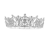 Homoyoyo Tiara de Novia con Rhinestones Accesorio de Cabello para Bodas y Ocasiones Especiales para Peinados de Novia y Temas Nupciales