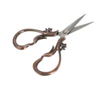 Homoyoyo Tijeras de Coser Vintage de Acero Inoxidable Mango Ergonómico Dorado, Ideales para Bordado y Manualidades a Mano en Estilo Europeo Retro