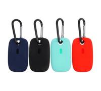 Homoyoyo Tile Pro 2022 - Juego de 4 fundas protectoras de silicona con llavero, soporte para rastreador de pérdida para Tile Pro, ideal para una protección segura y fácil de usar