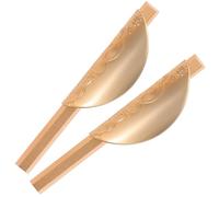 Homoyoyo Tiradores de Cajón Media Luna 2 Piezas Tiradores de Cocina para Gabinetes Negro Cepillado 96 Mm Distancia entre Orificios Semi-circulares para Muebles y Cajones