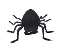 Homoyoyo Traje De Transformación De Araña para Perro y Gato Disfraz De Halloween De Peluche para Fiestas De Temática De Araña y Color Negro