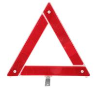 Homoyoyo Triángulo de Emergencia Reflectante para Coche Rojo de Plástico, Plegable y Resistente para Señal de Advertencia en Situaciones de Emergencia Vial