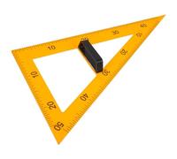 Homoyoyo Triángulo Magnético Didáctico 40 CM Amarillo Regla Geométrica Multifuncional para Enseñanza Matemática Herramienta de Dibujo para Profesores en Aulas Educativas
