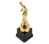 Homoyoyo Trofeo de Tenis de Mesa de Plástico Dorado Grande, Premio de Competición Deportiva para Ganador, Copa para Ceremonias y Eventos de Ping Pong, Decoración para Escuelas Reutilizable