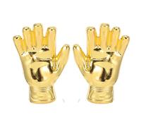 Homoyoyo Trofeo Pequeño de Fútbol Dorado 2 Piezas para Portero, Mini Trofeos Deportivos para Premios de Equipo, Suministros para Fiestas Deportivas y Medallas de Ganador, Adecuado