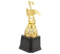 Homoyoyo Trofeo Plástico Mini Diseño de Nota Musical para Premios en Concursos de Canto y Actividades Escolares, Ligero y Reutilizable