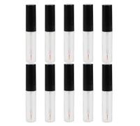Homoyoyo Tubo de Delineador de Ojos Vacío 8Ml con Pincel Fino Botella Transparente Reutilizable Pack 10 Piezas para Maquillaje de Viaje y Cosméticos Caseros