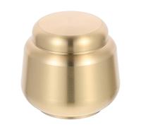 Homoyoyo Urna Cineraria Pequeña de Cobre Redonda, 1 Unidad, Sellada y Resistente al Desgaste, Multiusos para Cenizas Humanas y Mascotas, Decorativa para Hogar y Tumbas, Uso Funerario