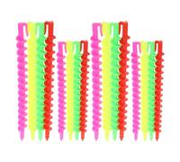 Homoyoyo Varillas de Permanente para Cabello, 52 Unidades en Espiral de Plástico, Pack Varillas Pequeñas y Grandes, Diseñadas para Peinados Duraderos y Rizos Naturales en Cabello Corto y