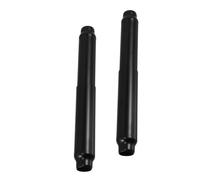 Homoyoyo Varillas de Repuesto para Portarrollos de Papel Higiénico 2 Piezas de Acero Inoxidable Negro y Cromado Compatible Dispensadores Estándar Eje Resorte para Baño y Oficina