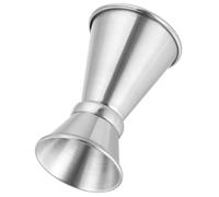 Homoyoyo Vaso Medidor Doble de Acero Inoxidable para Cocteles, Taza de Onza Multifuncional Plateada, Jigger Profesional para Bar y Hogar, Medidor Preciso para Bebidas Alcohólicas y Vino