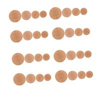 Homoyoyo Vendajes Adhesivos Circulares Elásticos 160 Unidades Grandes para Dedos y Nudillos, Tela Transpirable Marrón, Absorbentes y Protectores, Primeros Auxilios Hogar y Actividades