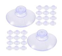 Homoyoyo Ventosas de Plástico Transparentes 2 Cm 300 Unidades para Ventanas y Mesas de Cristal, Ventosas Pequeñas Anticolisión para Organización en Baño, Cocina y Oficina