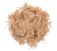 HOMSFOU 1 Caja Material de Anidación para Canarios y Aves, Mezcla Natural | Juta y Fibras Orgánicas, Beige, para Cajas Nido y Cría, Colocación Fácil en Áreas Exteriores