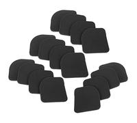 HOMSFOU 1 Juego Cojín Lavadora Alfombra Antiruido Cojín Antiruido Vacío Húmedo Aire Almohadilla Antivibración para Lavadora Almohadillas Antivibratorias para Lavadora. Eva Black 16 Piezas