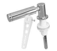 HOMSFOU 1 juego de palanca de repuesto para tanque de inodoro, mango de aleación de zinc duradero para una fácil instalación en el baño, diseño ergonómico con acabado elegante compatible