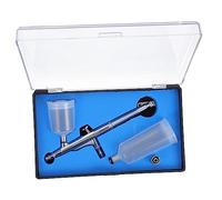 HOMSFOU 1 Juego Kit de Aerógrafo Portátil Herramienta de para Aerografía Control de Presión de Aire para Manualidades y Maquillaje