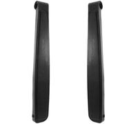 HOMSFOU 1 Par de Fundas Ergonómicas para Reposabrazos de Sillón Reclinable de Plástico Negro Estructura Resistente y Soporte Cómodo para Relajación Playa