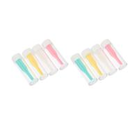 HOMSFOU 10 Aplicadores de Lentes de Contacto de Silicona Sólida, Palitos de Succión Rgp para Insertar y Quitar Lentes Rígidos, Kit de 10 Piezas para Cuidado Ocular y Uso Diario