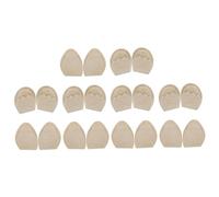 HOMSFOU 10 Pares de Plantillas Delanteras Ajustables para Zapatos, Almohadillas de Silicona Color Piel, Insertos para Reducir Talla y Evitar Deslizamiento en Calzado Deportivo y Tacones