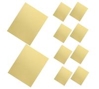 HOMSFOU 10 Piezas Cartón Dorado De Una Cara Papel De Hoja De Oro Hoja En Blanco Cartulina Envolturas De Azúcar Papelería Papeles De Estrellas De Origami Dorado Papel De 275 g