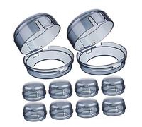 HOMSFOU 10 Piezas Cubierta Protectora Para Perilla De Cocina Cubierta Prueba De Fuego Para Estufas De Gas De De Seguridad Para Perillas De Estufas Protector De Seguridad Para Cocinas