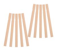HOMSFOU 10 Varillas Mezcladoras de Pintura de Madera de Abedul 355x27x3,4 Mm, Palitos sin Tratar para Manualidades y Resina Epoxi, Herramienta Ergonómica para Mezcla Precisa Reutilizable