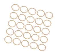 HOMSFOU 100 Piezas Anillos de Salto Kc Dorado 1,8x20 Mm para Hacer Joyas Accesorios de Conexión Kit DIY para Pulseras Collares Handcrafted