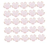 HOMSFOU 100 piezas de Acrílicos con Borde Dorado para Manualidades Accesorios DIY para Joyería Collares Pendientes y Decoraciones de Moda