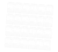 HOMSFOU 100 Piezas Fundas de Tarjetas de Identificación Transparentes de Protector de Insignias de PVC para Exposiciones para Trabajo Resistente y Práctico