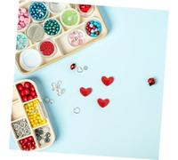 HOMSFOU 100 Piezas Resin Flatback Hearts Lightweight Durable Love Charms For Diy Jewelry Bracelets Necklaces Earrings Crafting Beginner Friendly Accessories