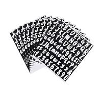 HOMSFOU 10hojas Pegatinas De y Autoadhesivas De Diseño y Resistente Al Para Manualidades Decoración De Habitaciones y Aprendizaje Infantil