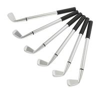 HOMSFOU 12 piezas Bolígrafos de Golf de Metal Miniatura de para Fans Souvenirs para Eventos y Celebraciones