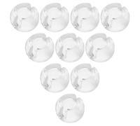 HOMSFOU 12 Piezas Topes y Persianas para Transparentes de Cuentas de Cadena Accesorios Fijadores de Cordón, Compatibles Verticales para Cortinas Estores Enrollables, Uso Doméstico