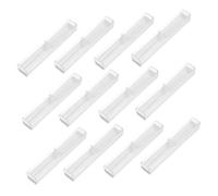 HOMSFOU 12piezas Cajas De Plástico Semi-Transparentes para Bolígrafos Estuches Portátiles para Lápices Organizadores para Bolígrafos y Estilográficas para Exhibición y Almacenamiento