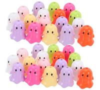 HOMSFOU 13 Piezas De Abalorios Acrílicos De Fantasmas Pendientes Cuentas Espaciadoras Acrílicas Suministros Para Manualidades De Halloween Cuentas De Dibujos Animados Para Hacer Joyas