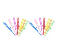 HOMSFOU 14piezas Marcadores De Silicona Creativos De Punta De Dedo Accesorios De Lectura Divertidos Marcapáginas Elásticos Para Estudiantes Oficina Y Amantes Libros