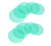 HOMSFOU 15 Filtros De Gel Circulares para Iluminación De Película De Color para Decoración del Hogar Filtros De Gel para Luz Estroboscópica Geles De Iluminación De Escenario