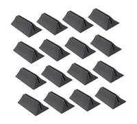 HOMSFOU 16 Piezas Base De Pantalla De Escritorio Sin Taladro Soporte para Divisores De Escritorio De Oficina Abrazadera Separador Soporte De Clip para Panel Móvil para Oficinas o Espacios