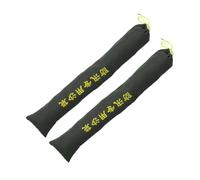 HOMSFOU 2 bolsas de arena resistentes para control de inundaciones, duraderas, de lona gruesa, bolsas vacías de protección contra inundaciones, esenciales para comunidades, obras de construcción